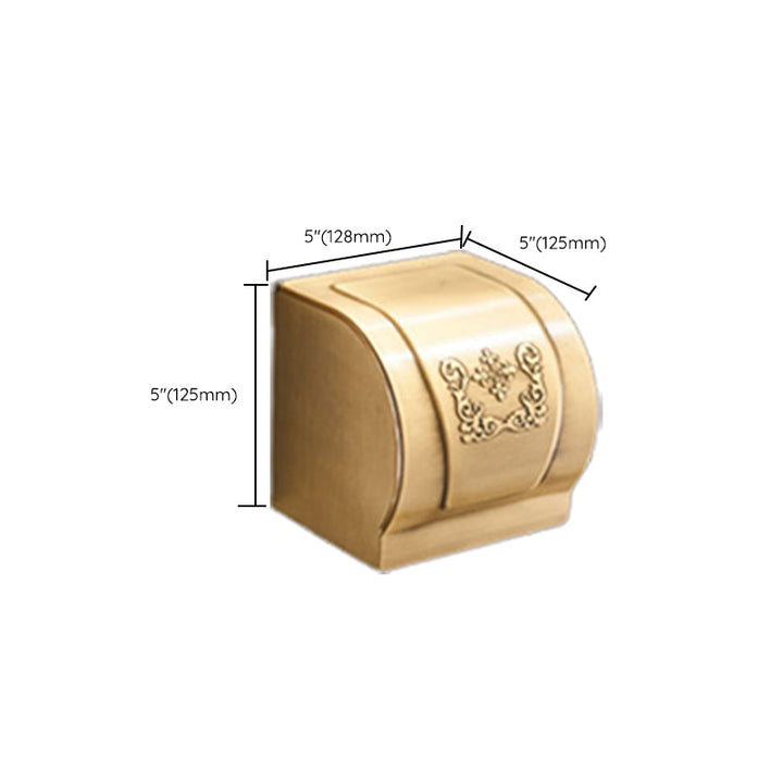 Lisslune | Vintage Bronze Bathroom Accessories Set Brushed Brass Towel Bar/Paper Holder/Bath Shelf