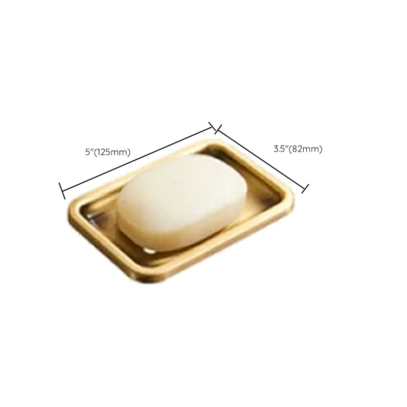 Lisslune | Vintage Bronze Bathroom Accessories Set Brushed Brass Towel Bar/Paper Holder/Bath Shelf
