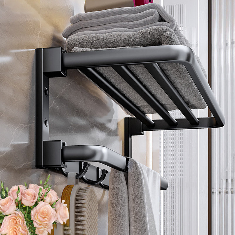 Lisslune | Modern black bathroom accessory set towel holder bathroom fittings
