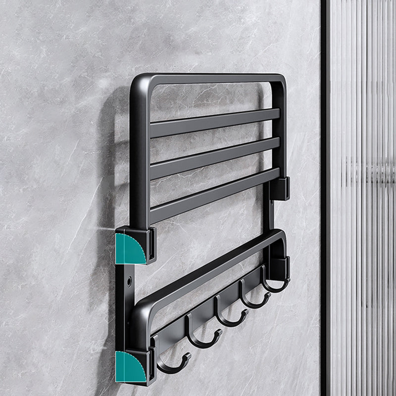 Lisslune | Modern black bathroom accessory set towel holder bathroom fittings