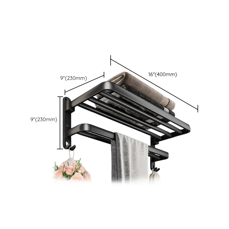 Lisslune | Modern black bathroom accessory set towel holder bathroom fittings