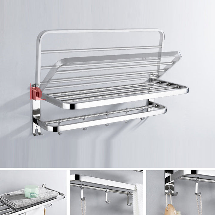 Lisslune | Modern Stainless Steel Bathroom Accessories Towel Bar Bathroom Set