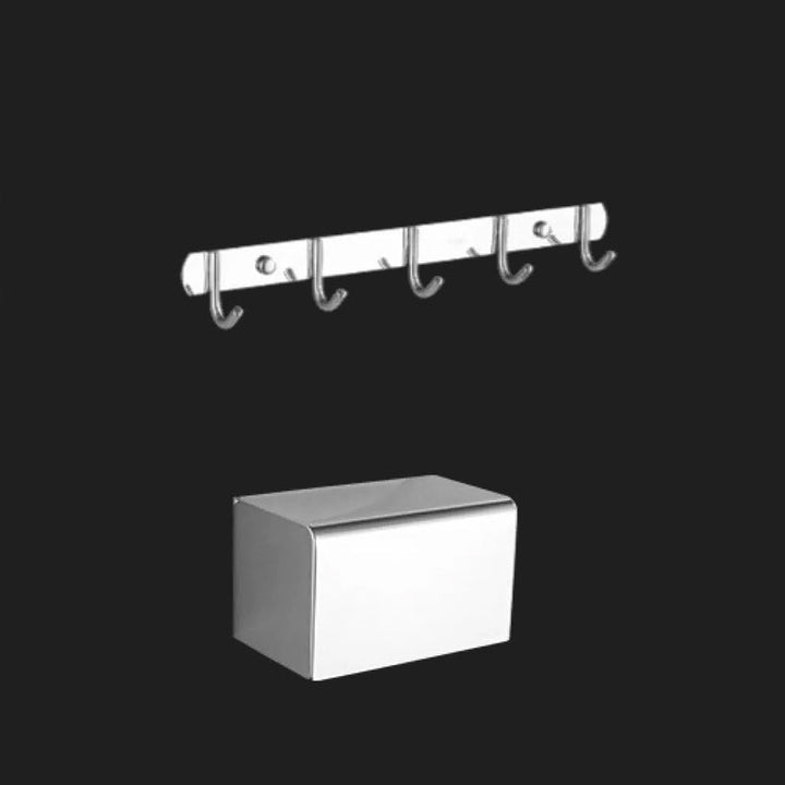 Lisslune | Modern Stainless Steel Bathroom Accessories Towel Bar Bathroom Set