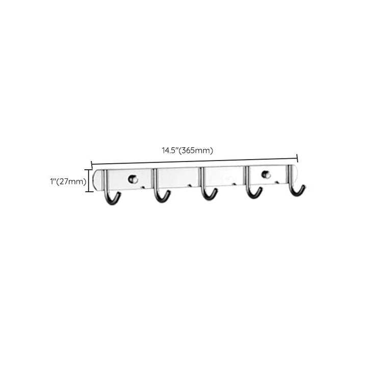 Lisslune | Modern Stainless Steel Bathroom Accessories Towel Bar Bathroom Set