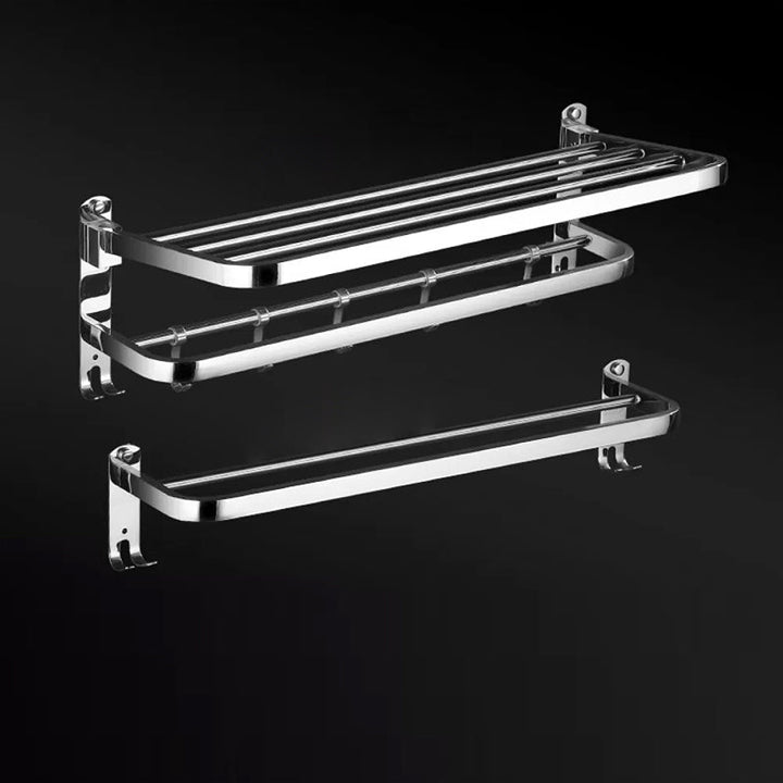 Lisslune | Modern Bathroom Set Stainless Steel Bathroom Shelf Bathroom Accessory Set