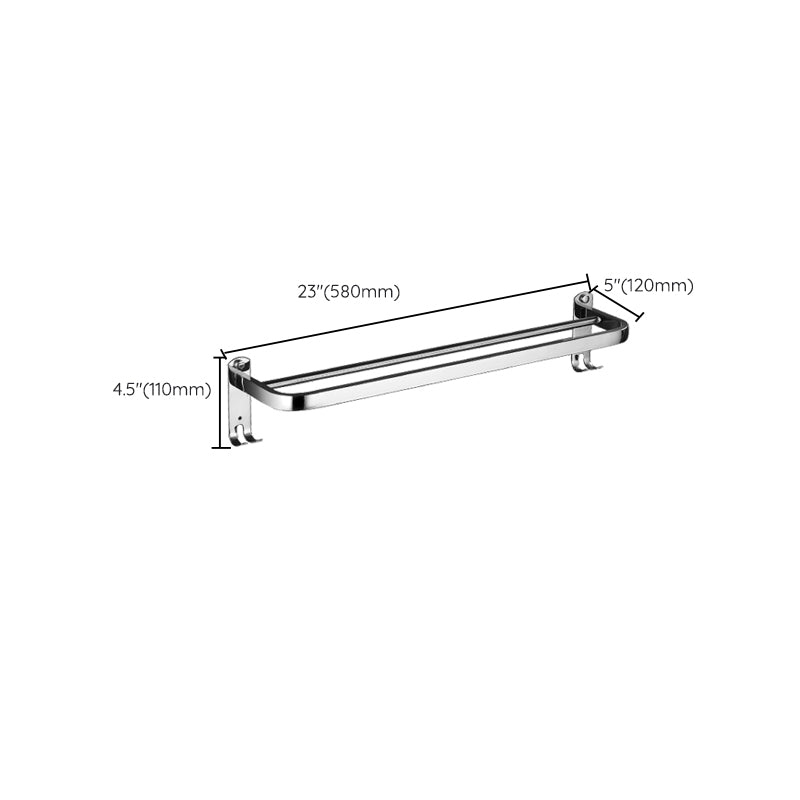 Lisslune | Modern Bathroom Set Stainless Steel Bathroom Shelf Bathroom Accessory Set