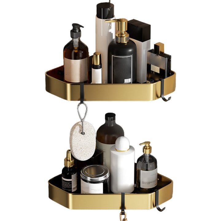 Lisslune | Contemporary stainless steel bathroom accessories as a single piece or in a set in black and gold