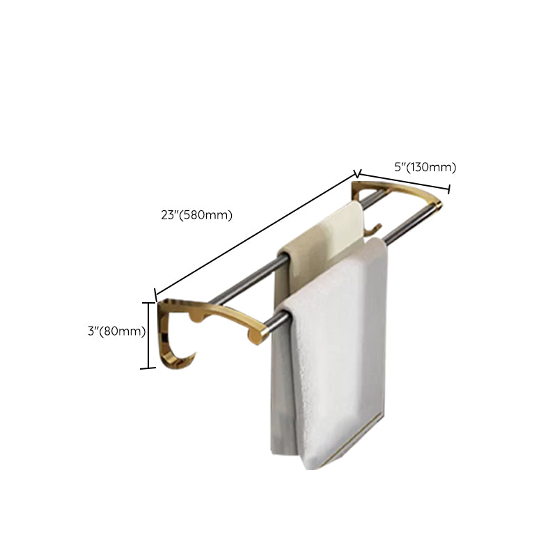 Lisslune | Contemporary stainless steel bathroom accessories as a single piece or in a set in black and gold
