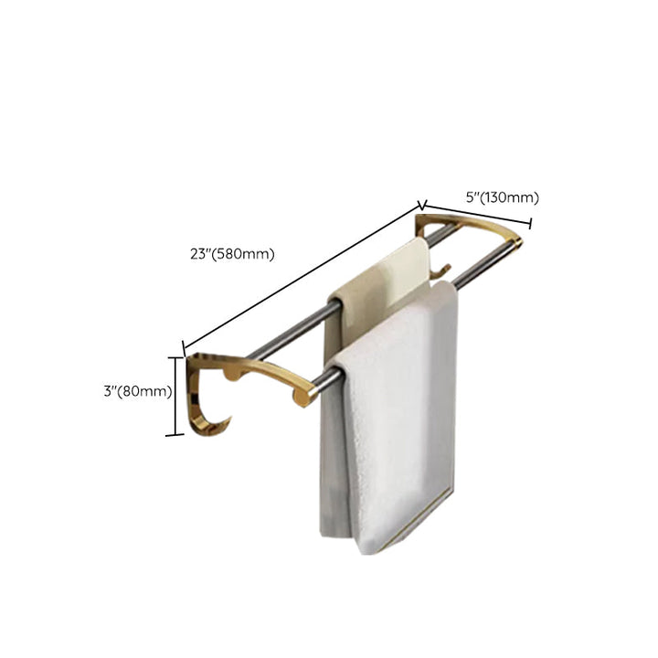 Lisslune | Contemporary stainless steel bathroom accessories as a single piece or in a set in black and gold