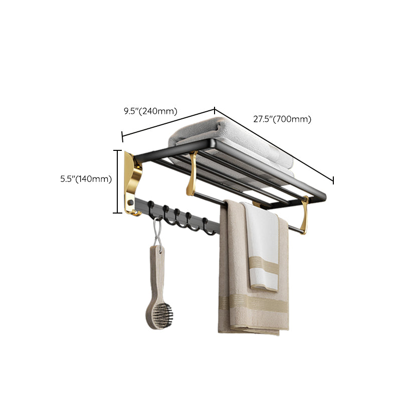 Lisslune | Contemporary stainless steel bathroom accessories as a single piece or in a set in black and gold