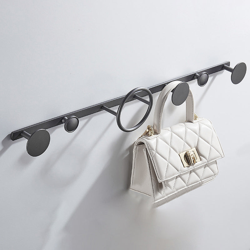Lisslune | Traditional Gray Brass Bathroom Hardware Set Towel Bar Bathroom Hardware Set
