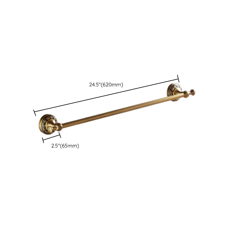Lisslune | Traditional Brass Bathroom Accessory Set Brushed Bronze Bathroom Set