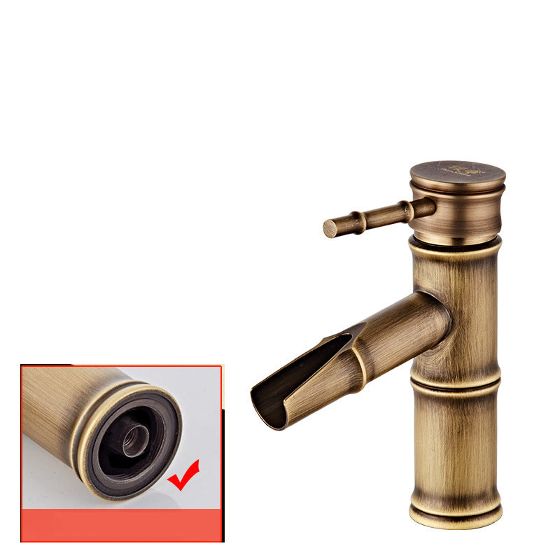 Lisslune | Lever handle basin mixer Land Low Arc Faucet Single Hole Bathroom Faucet