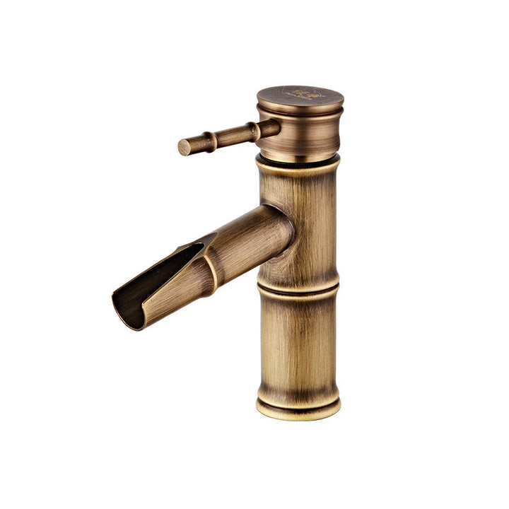 Lisslune | Lever handle basin mixer Land Low Arc Faucet Single Hole Bathroom Faucet