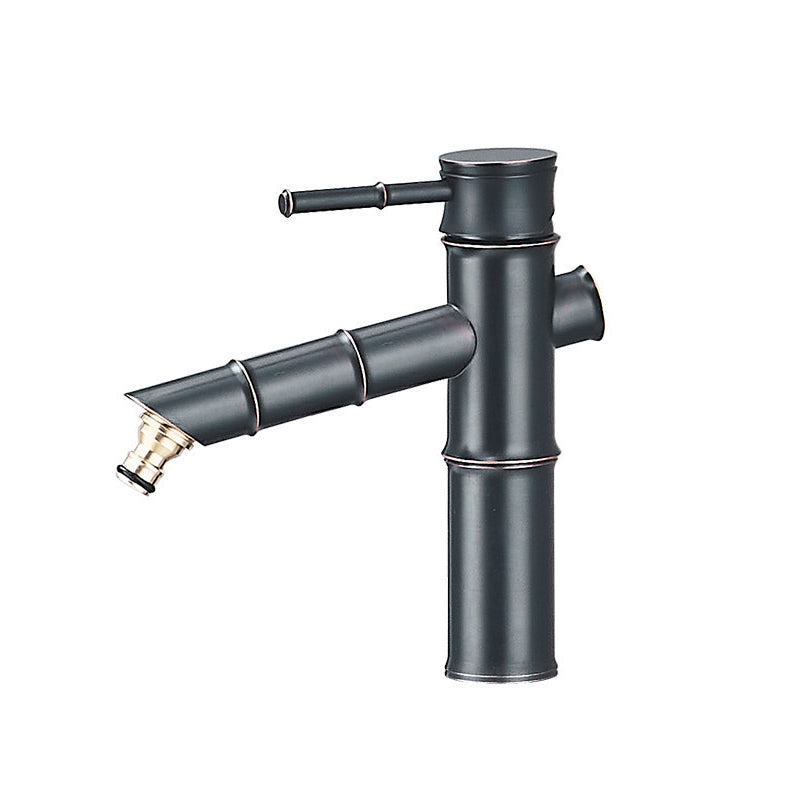 Lisslune | Farmhouse Vessel Sink Faucet Copper 1-Handle Low Arc Vessel Faucet for Bathroom