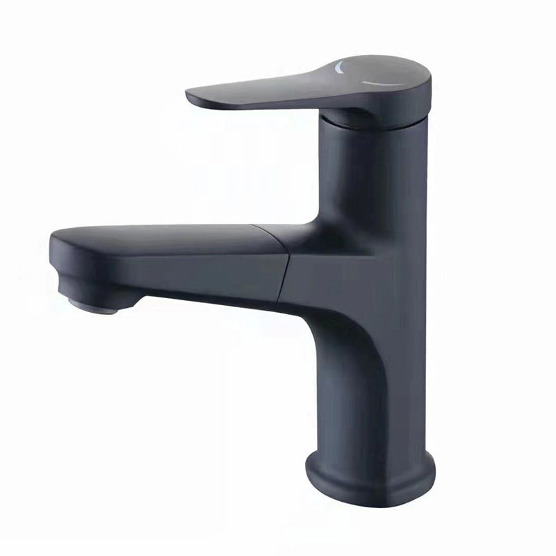 Lisslune | Modern Vessel Faucet Brass Lever Handle Swivel Spout Bathroom Vessel Faucet