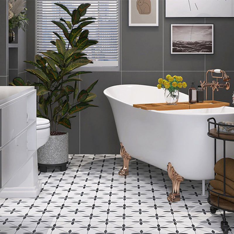 Lisslune | Modern Style Rectangle PVC Flooring Stone Look Peel and Stick Vinyl Flooring
