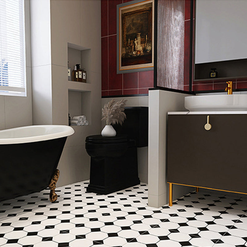Lisslune | Modern Style Rectangle PVC Flooring Stone Look Peel and Stick Vinyl Flooring