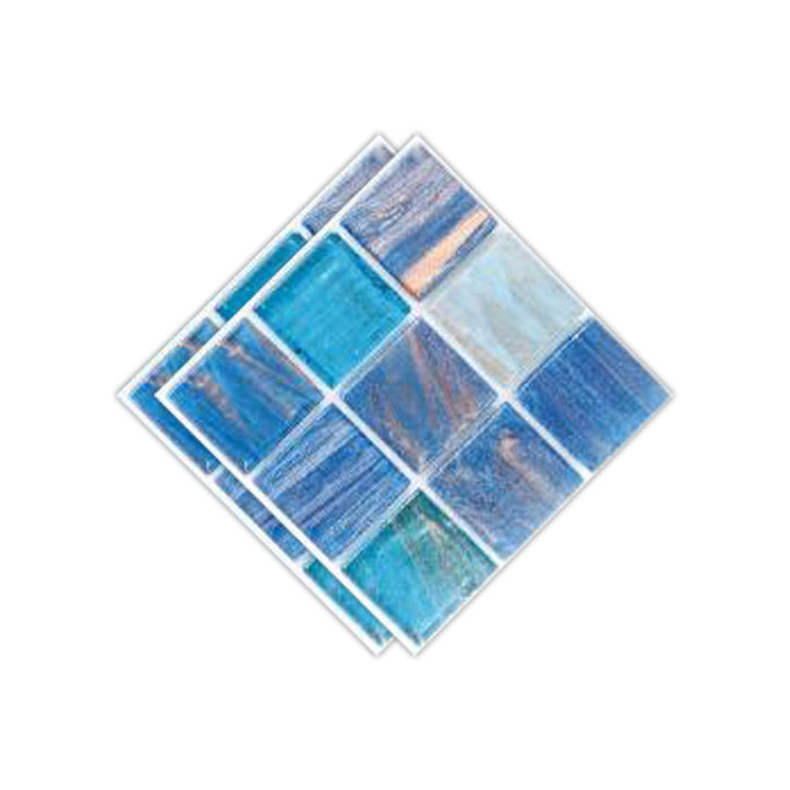 Lisslune | Peel & Stick Mosaic Tile Plastic Square Stain-Resistant Peel and Stick Tiles for Shower