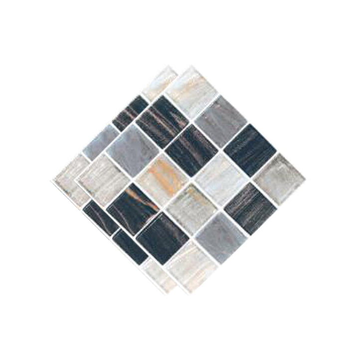 Lisslune | Peel & Stick Mosaic Tile Plastic Square Stain-Resistant Peel and Stick Tiles for Shower