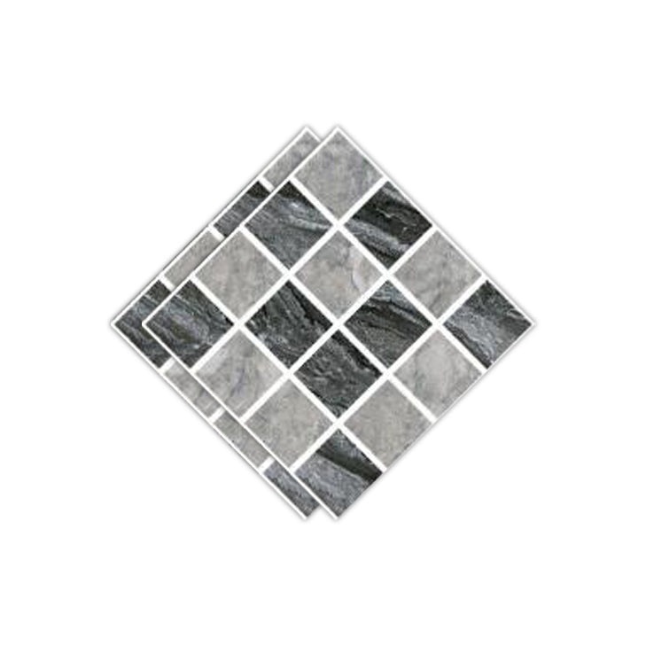 Lisslune | Peel & Stick Mosaic Tile Plastic Square Stain-Resistant Peel and Stick Tiles for Shower