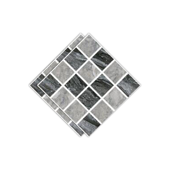 Lisslune | Peel & Stick Mosaic Tile Plastic Square Stain-Resistant Peel and Stick Tiles for Shower