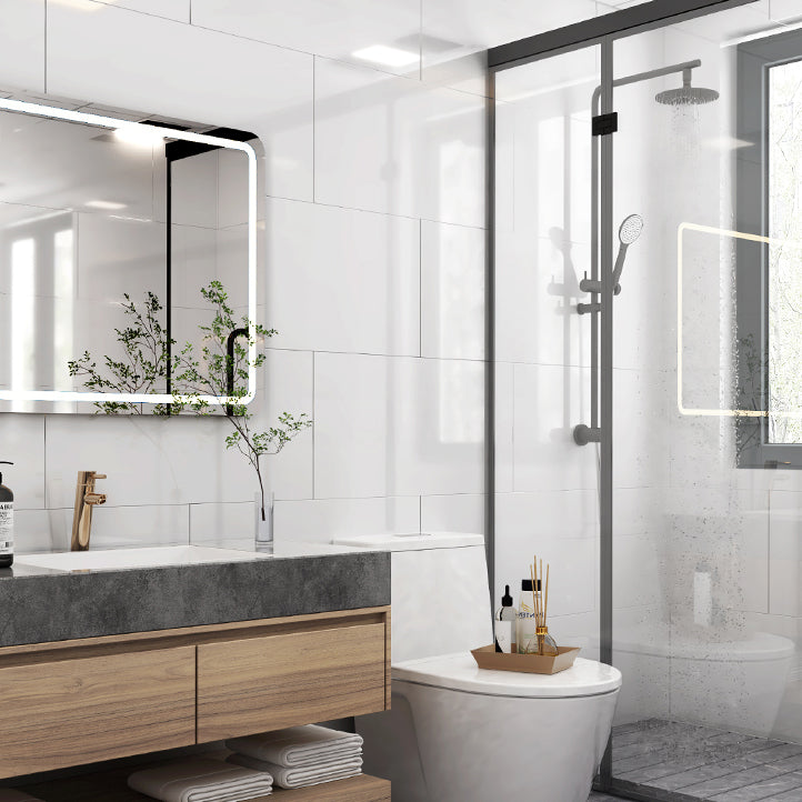Lisslune | Modern splash protection wall covering waterproof removable and adhesive mosaic tile for the bathroom