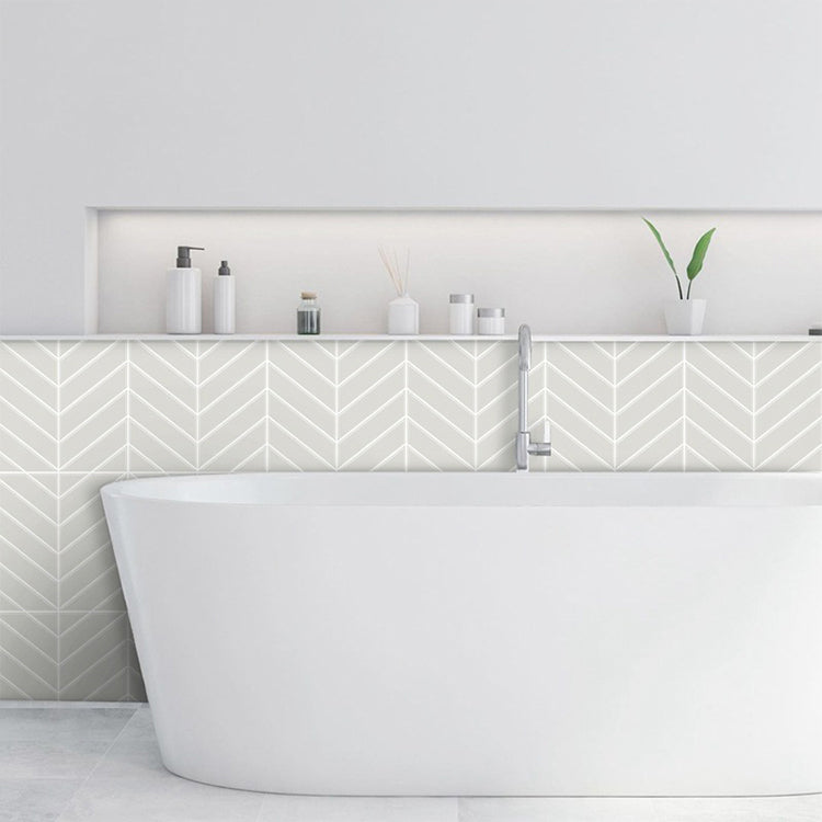 Lisslune | Peel and stick tiles Waterproof plastic rectangular peel and stick tile for the kitchen 2-pack