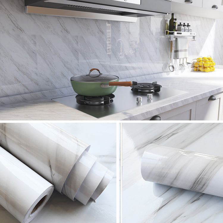 Lisslune | Modern Kitchen Backsplash Tile Check Print Peel and Stick Backsplash Tile