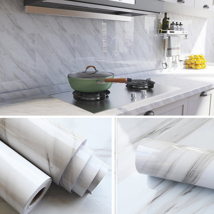Lisslune | Modern Kitchen Backsplash Tile Check Print Peel and Stick Backsplash Tile