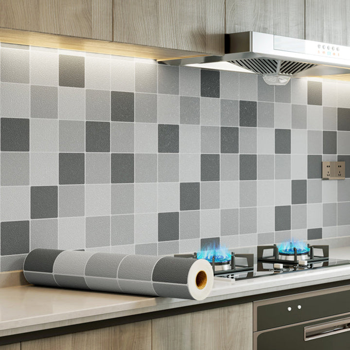 Lisslune | Modern Kitchen Backsplash Tile Waterproof Peel and Stick Mosaic Tile