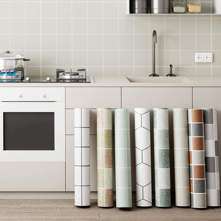 Lisslune | Modern Kitchen Backsplash Tile Waterproof Peel and Stick Mosaic Tile