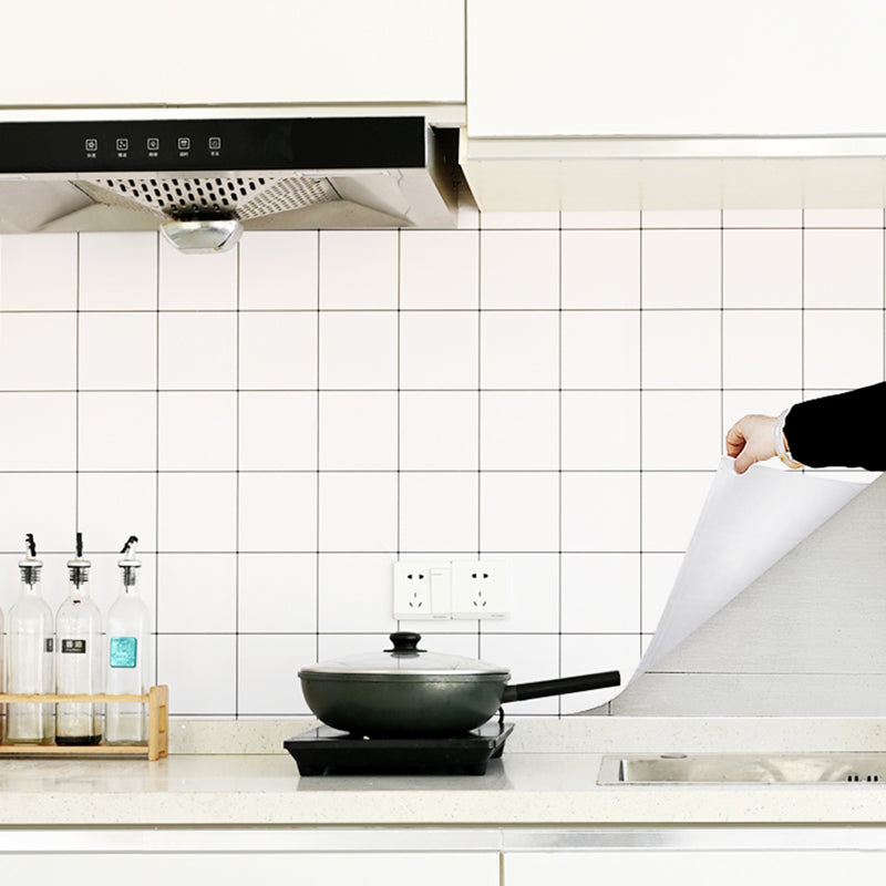 Lisslune | Modern Smooth Mosaic Tile Peel and Stick Wall Tile for the Kitchen