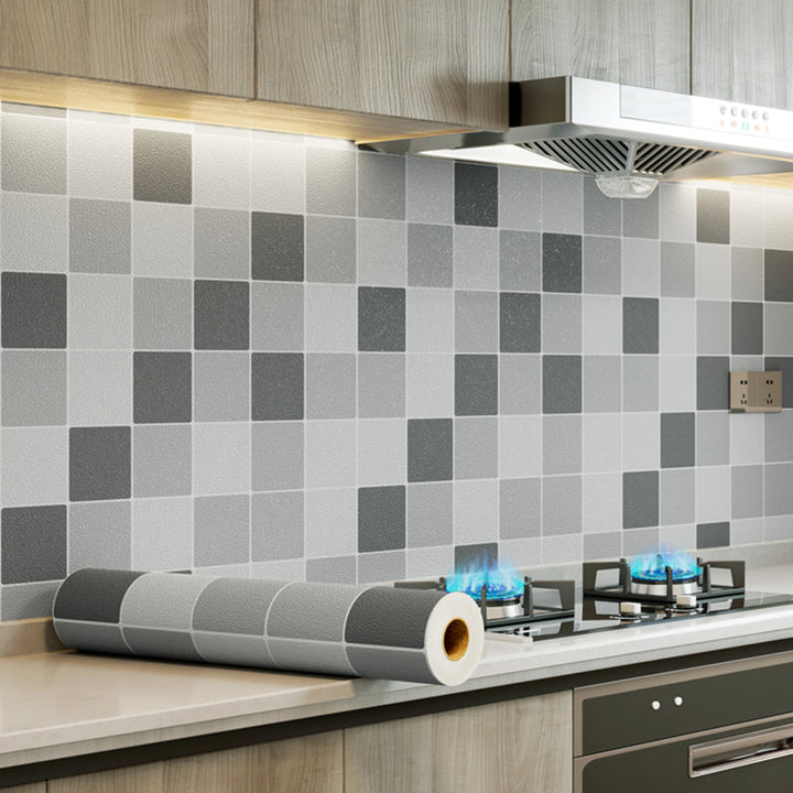Lisslune | Modern Smooth Mosaic Tile Peel and Stick Wall Tile for the Kitchen