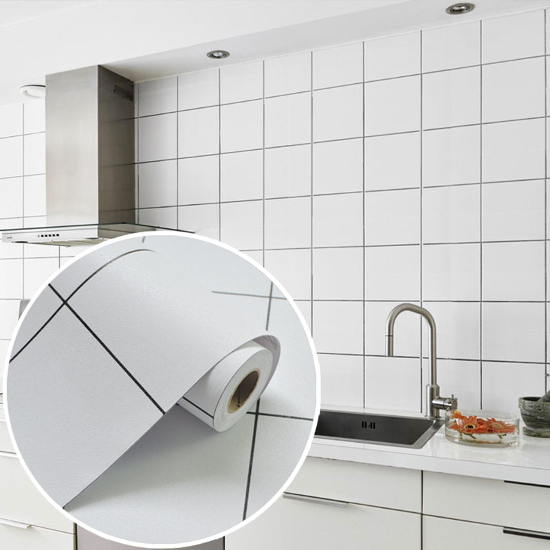 Lisslune | Modern Smooth Mosaic Tile Peel and Stick Wall Tile for the Kitchen