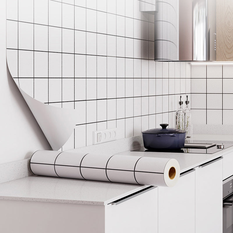 Lisslune | Modern Smooth Mosaic Tile Peel and Stick Wall Tile for the Kitchen
