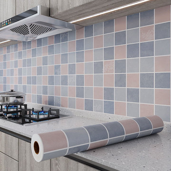 Lisslune | Modern Smooth Mosaic Tile Peel and Stick Wall Tile for the Kitchen