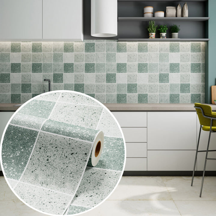 Lisslune | Modern Smooth Mosaic Tile Peel and Stick Wall Tile for the Kitchen