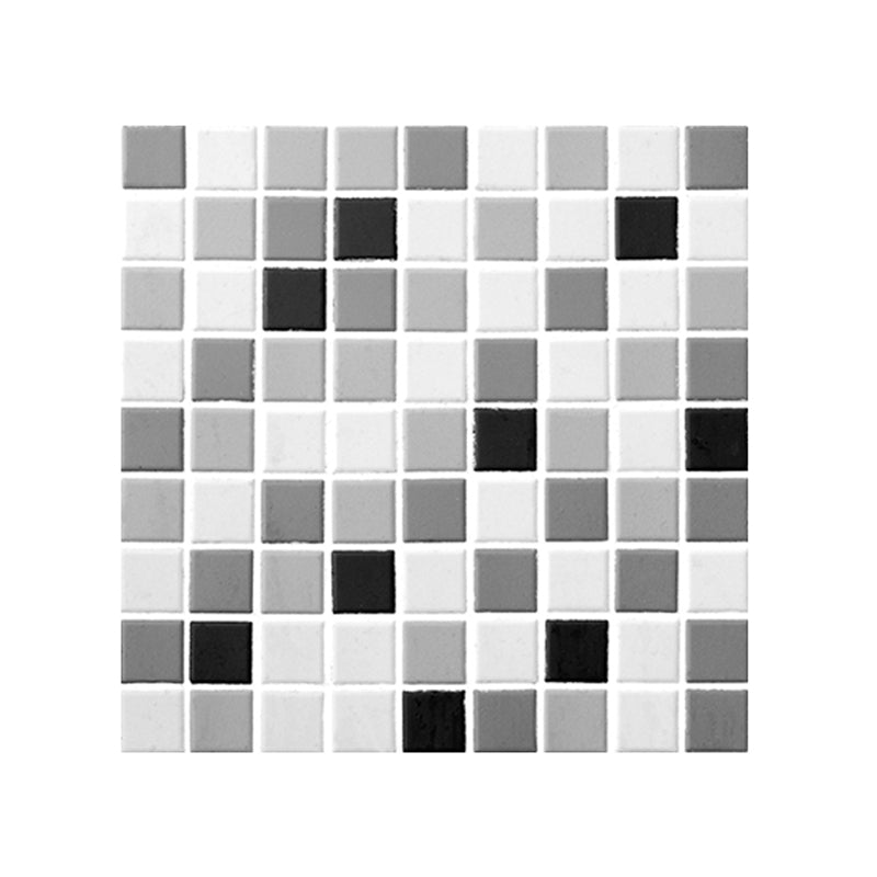 Lisslune | Tile Stripping & Gluing Square Mosaic PVC Stain Resistant Stripping and Gluing Plates for Shower 5 Pack