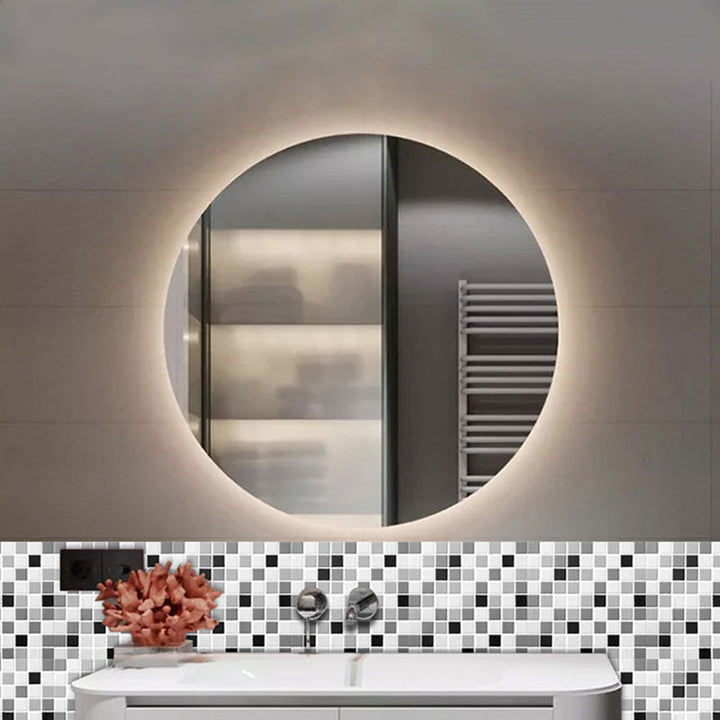 Lisslune | Tile Stripping & Gluing Square Mosaic PVC Stain Resistant Stripping and Gluing Plates for Shower 5 Pack
