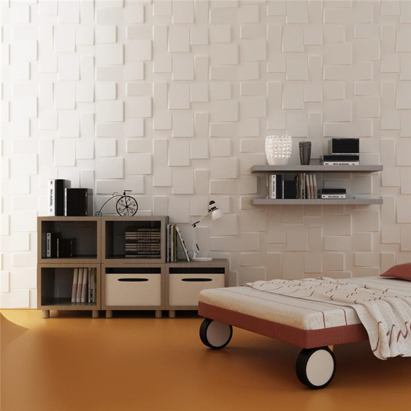 Lisslune | Modern square wall covering Peel and Stick geometric pattern wall covering
