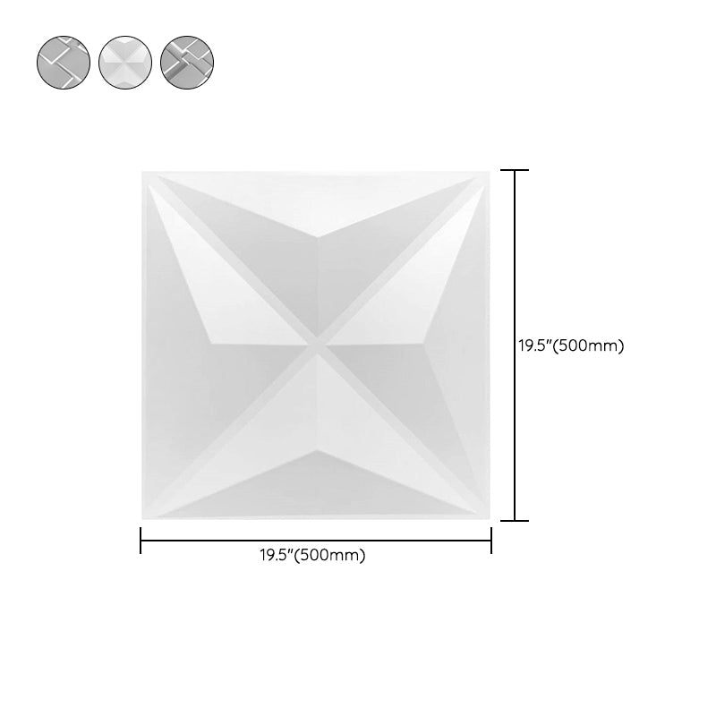 Lisslune | Modern square wall covering Peel and Stick geometric pattern wall covering