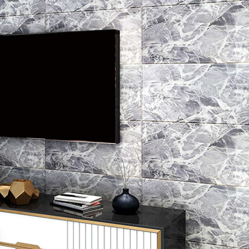 Lisslune | Glam Wall Covering Peel and Stick Texture Effect Design Square Wall Panel