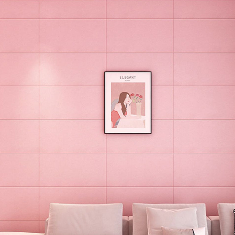 Lisslune | Glam Wall Covering Peel and Stick Texture Effect Design Square Wall Panel