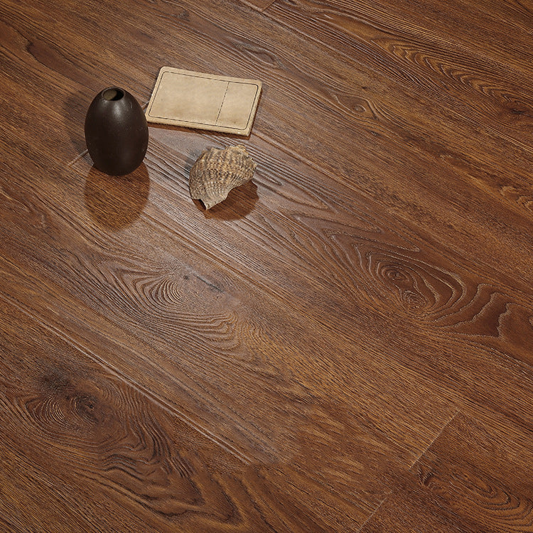 Lisslune | Brown Laminate Flooring Scratch Resistant Natural Oak Laminate with Click Lock