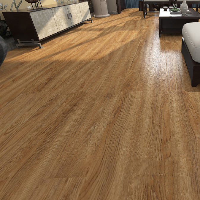 Lisslune | Brown Laminate Flooring Scratch Resistant Natural Oak Laminate with Click Lock