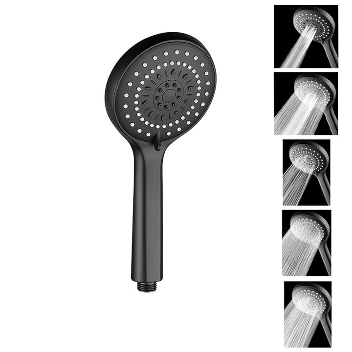 Lisslune | Modern Handheld Shower Head High Flow 5 Spray Patterns Wall Mounted Shower Head