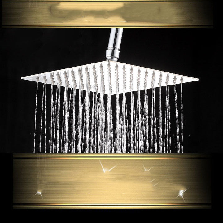 Lisslune | Swiveling Rain Shower Head Wall Mounted Concealed Full Copper Pressure Shower