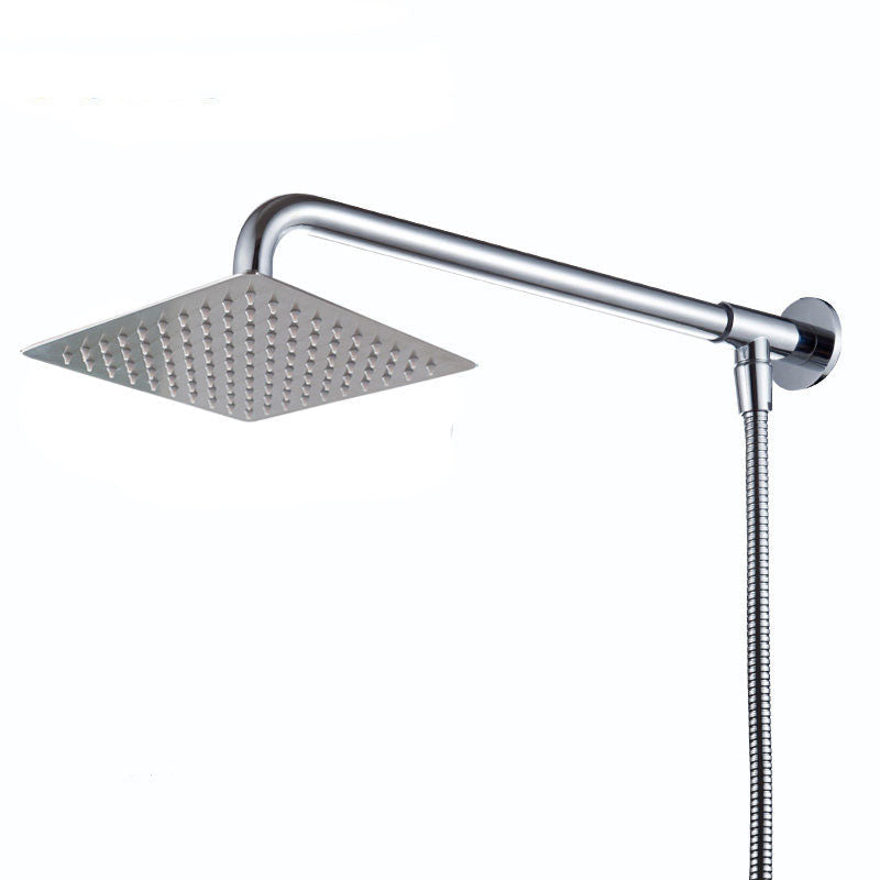 Lisslune | Swiveling Rain Shower Head Wall Mounted Concealed Full Copper Pressure Shower
