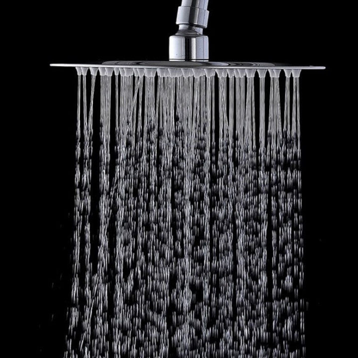 Lisslune | Swiveling Rain Shower Head Wall Mounted Concealed Full Copper Pressure Shower